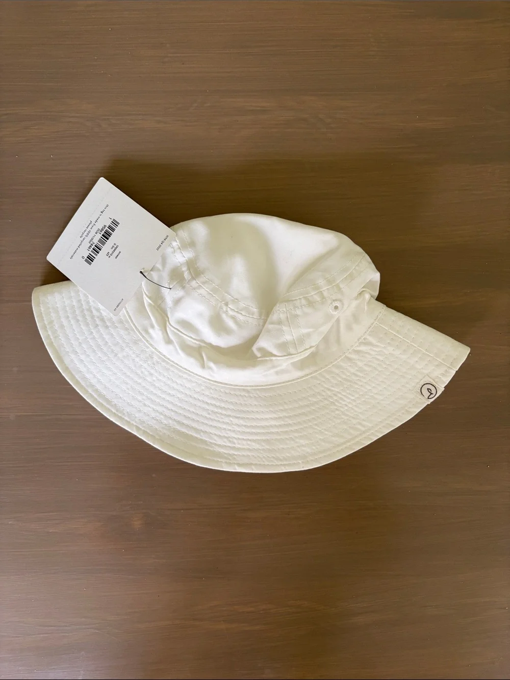 Little Planet Wide Brim Sun Hat in Cream 0-3 mo NWT